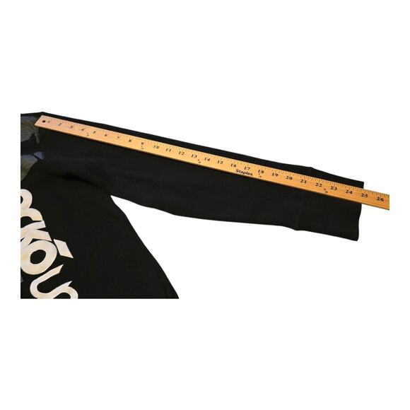 Ecko Mens Waffle Thermal Knit Shirt Size Large Black Crew Neck Raw Hem Casual - Picture 10 of 11